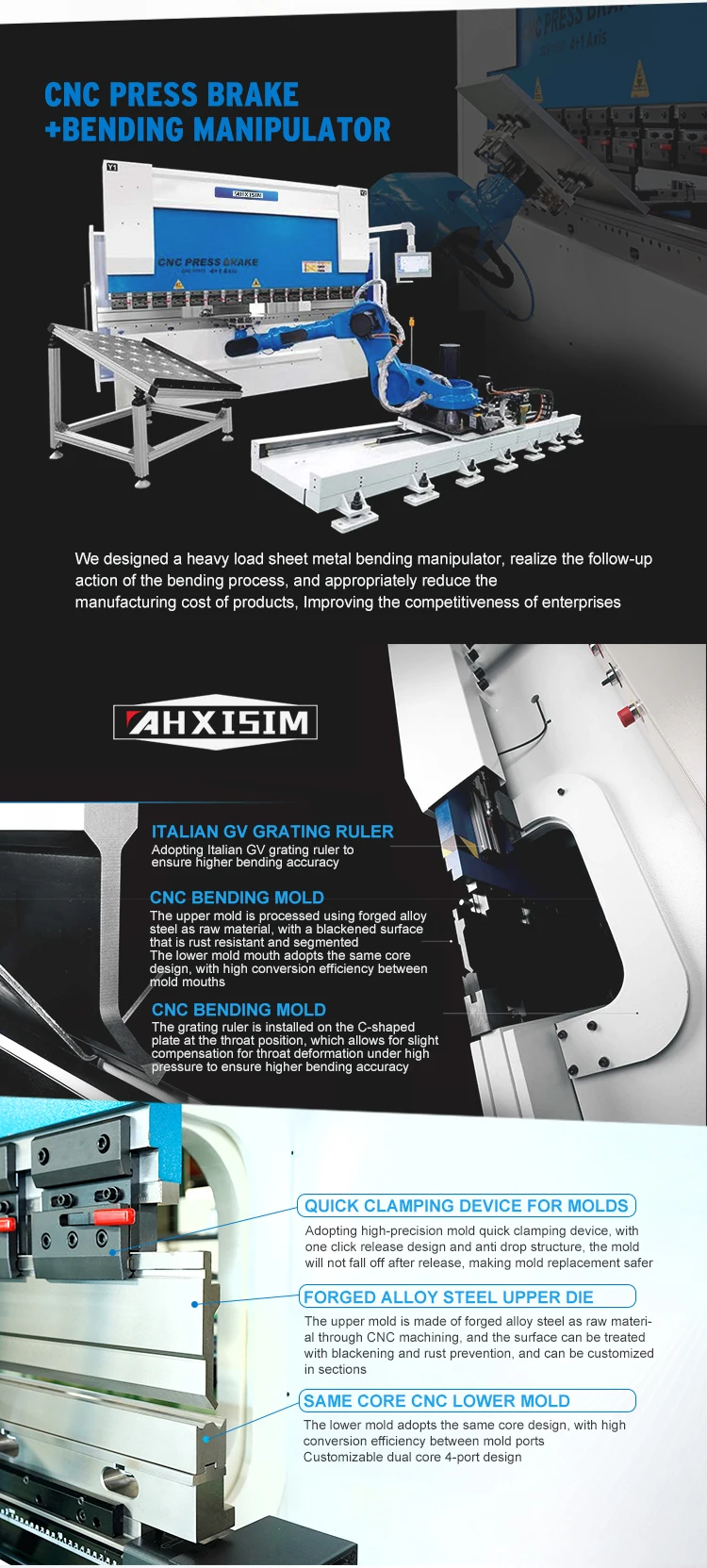 Automatic Hydraulic Cnc Electric Press Brake Machine