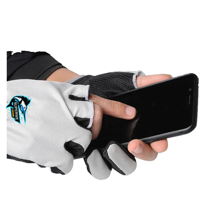 Custom print upf 50 fishing gloves