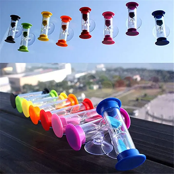 Песочные таймеры 1/3/5/10/15/30 минут, песочные часы для детей, пластиковые песочные часы, песочные часы