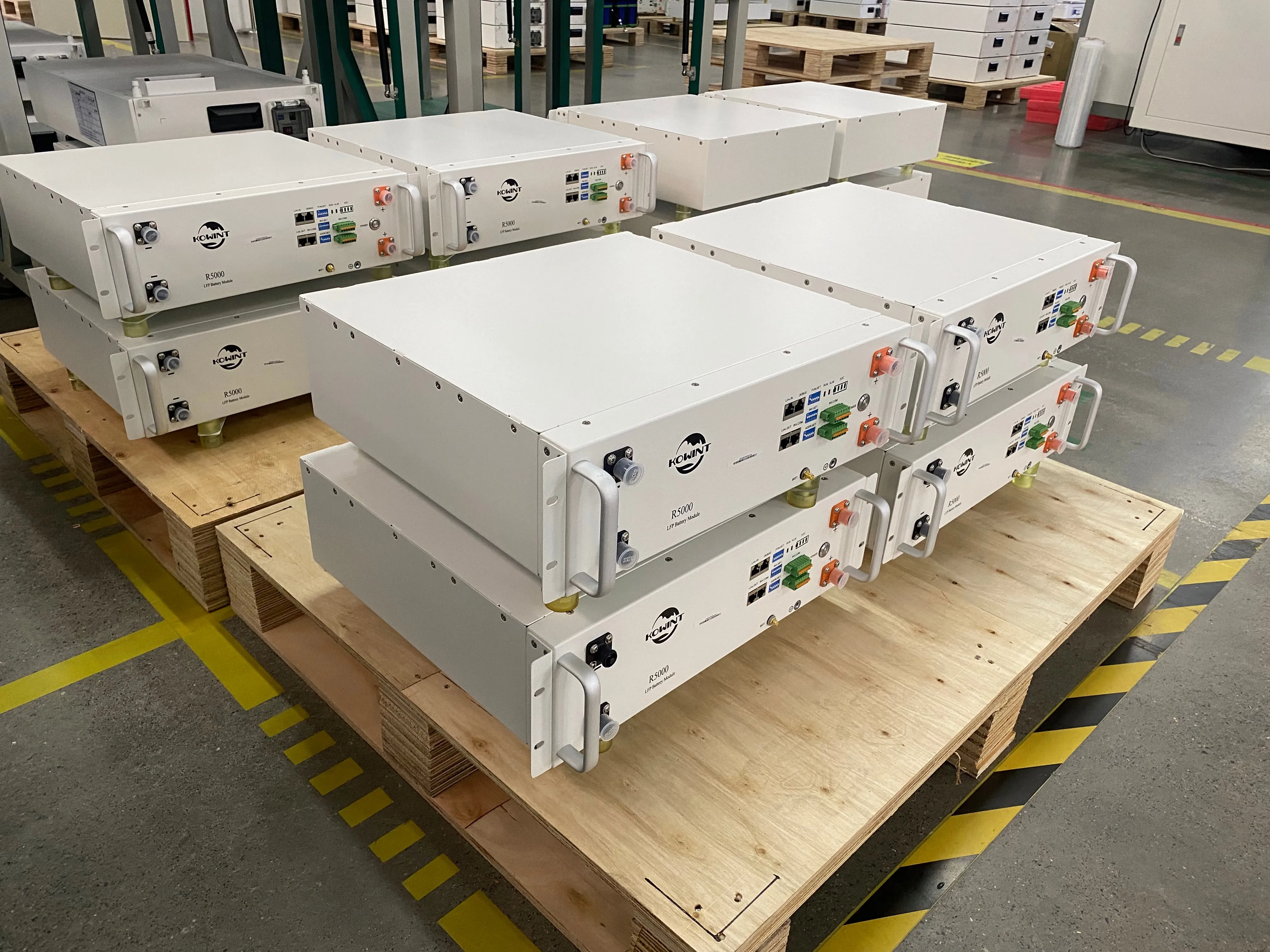 Kowint 51.2v 100ah Rack Mounted Lifepo4 Server Rack Battery Odm