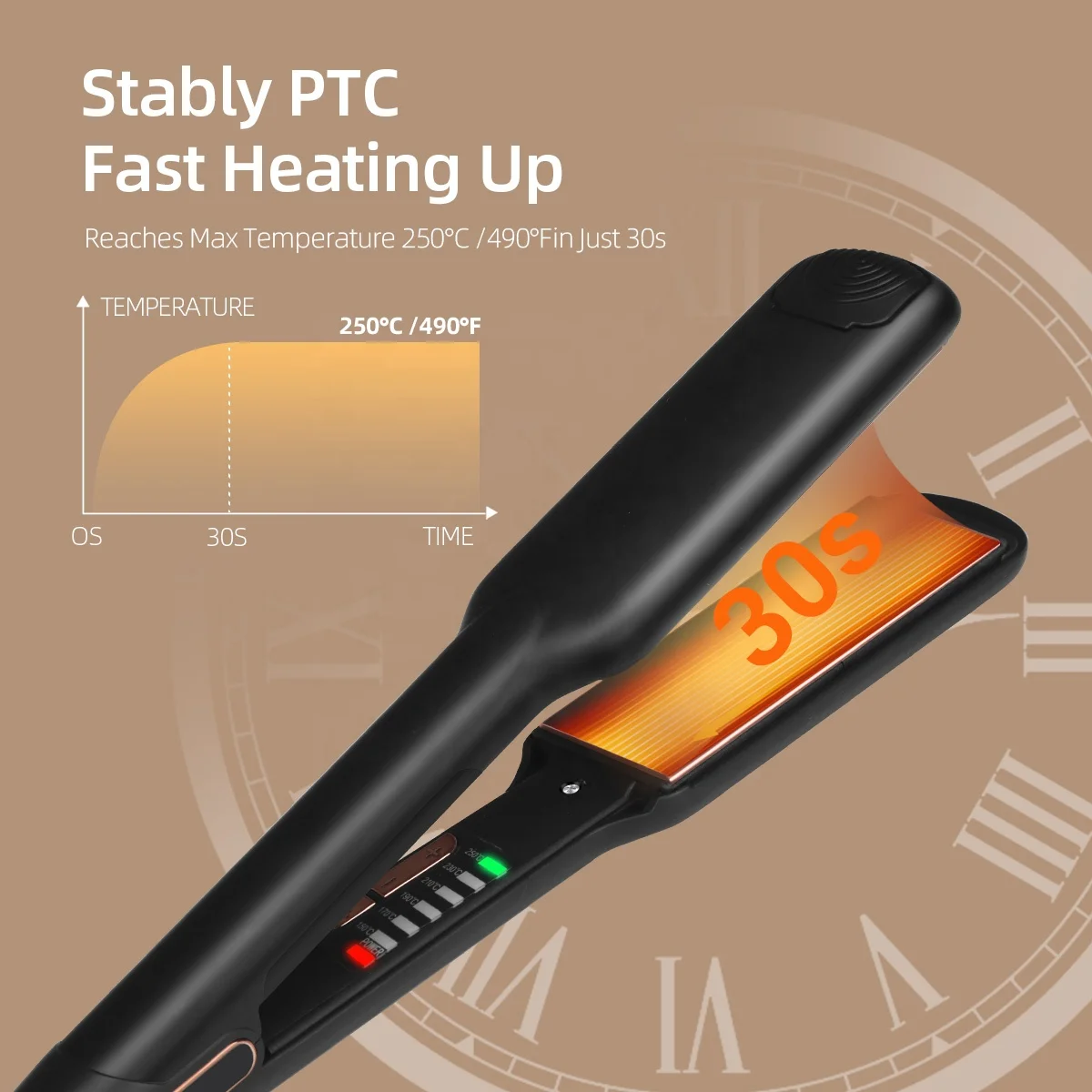 New Coming Small Flat Magic Silk Hair Iron Professional Electric Straightener Original Factory