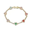 Bracciale con diamanti color oro