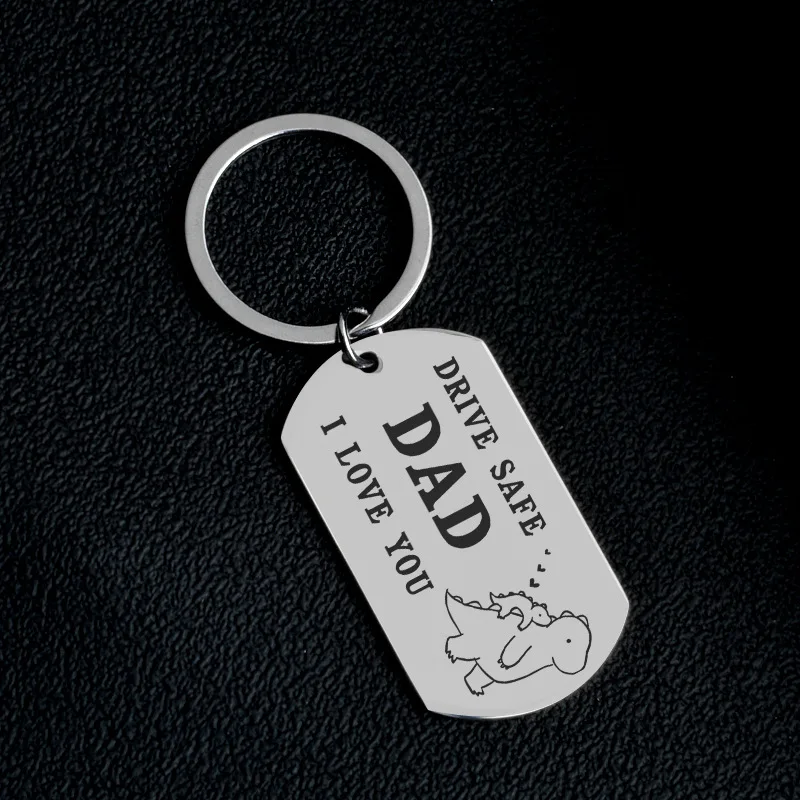 Portachiavi Personalizzato Per Papà Con Scritta 'Il Miglior Papà Del Mondo' - Regalo In Acciaio Inossidabile Per Festa Del Papà, Natale, Compleanno