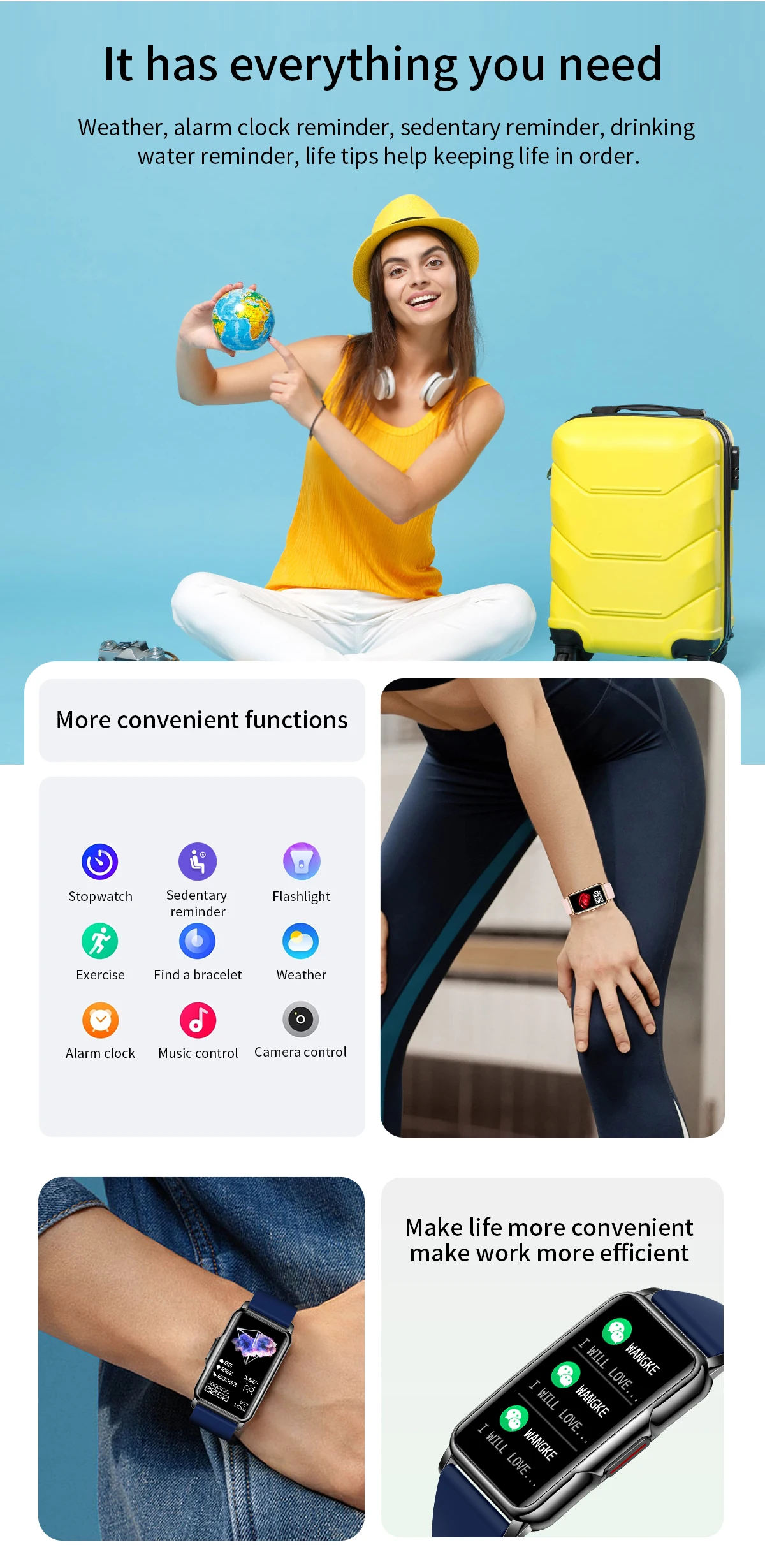 If you are searching for a supplier of a product with perfect quality control and highly competitive prices, which gives you an advantage in expanding your local market, then contact us now!  Competitive suppliers of   H80 Fashion Smart Watch 2026 1.47inch TFT IP67 Waterproof Real Blood Oxygen Monitor Fitness Tracker Smart Bracelet Women