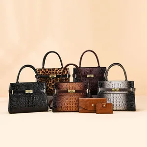 Women's Set Handbag Set Luxury Designer Top Handle Large Tote Bag Custom Brand Bag