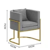 Goddess sofa gray