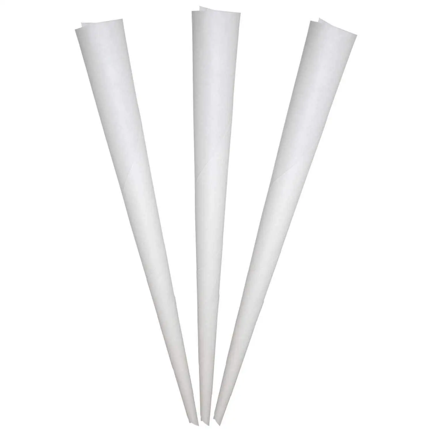 Carnival Candy Maker White Disposable Paper Floss Sugar Cotton Candy Cones