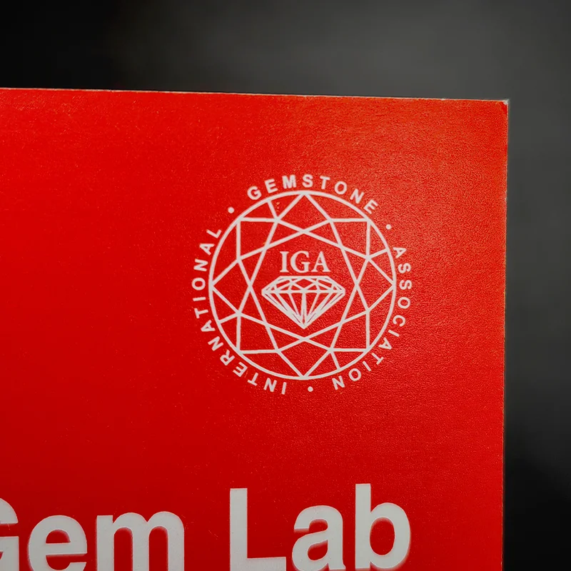 Origin Jewelry Collectible Cards Printing Custom Certificate Gold Card Certificate of Authenticity
