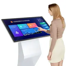 32 43 49 50 55 Inch Full HD Floor Standing Interactive LCD Digital Touch Screen Kiosk Mall Information Kiosk