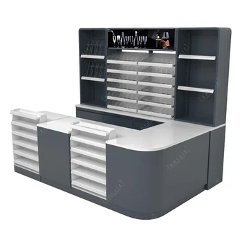 Checkout Counter Display Rack Shelf Shelves Cash Checkout Table Counter ...