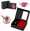 Caja de regalo de oro rosa