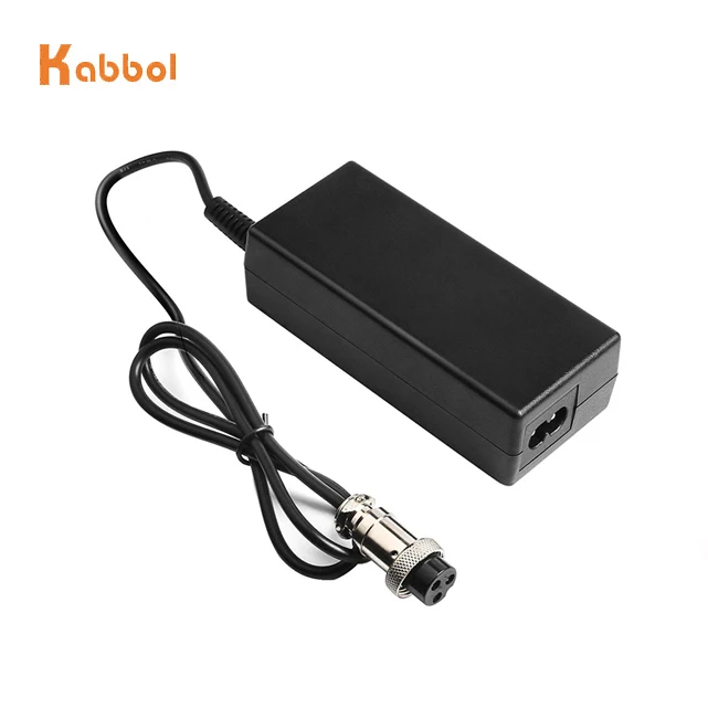 Kabbol電動自転車AC充電器電源アダプター48V 1.8A-2.0A 3Aバッテリー
