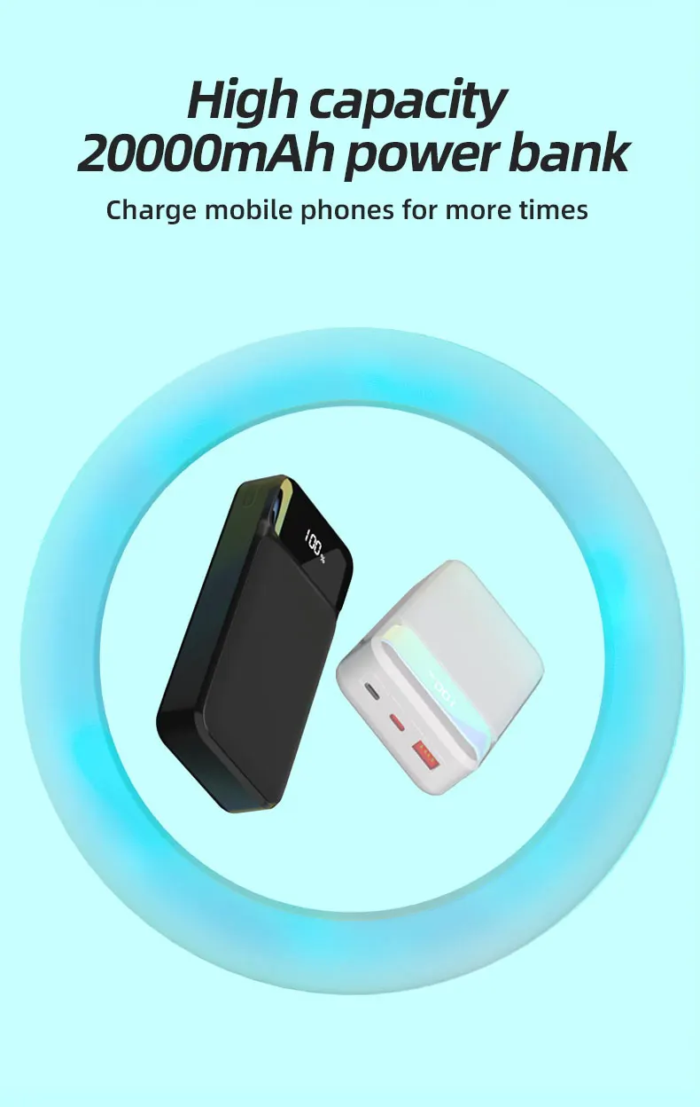2023 Easy To Travel Carry Powerbank Univer0sal With Led Display
