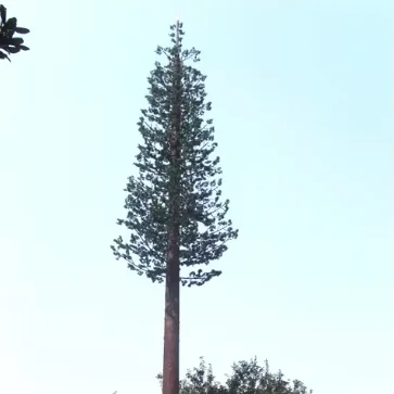 Aesthetically Pleasing Biomimetic Tree-shaped Telecommunications Tower  All-weather  Signal Enhancement  Residential Area