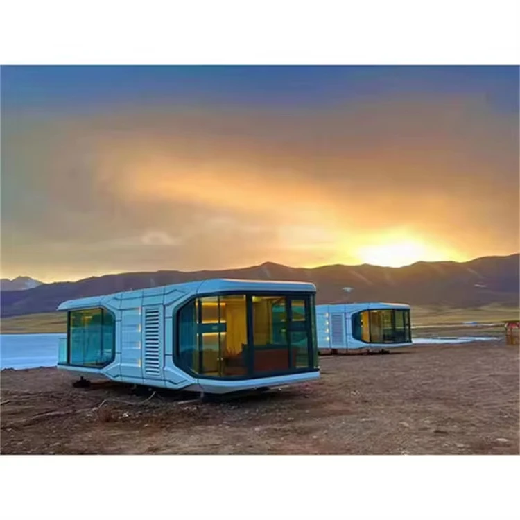 Cymdin Popular Space Capsule Home Space Capsule Outdoor Mobile Space Capsule with Kitchen and Bath