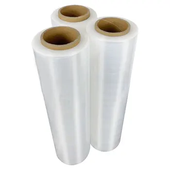 Wholesale Convenient PE Film Clear Stretch Film Shrink Wrap Plastic Wrap Roll