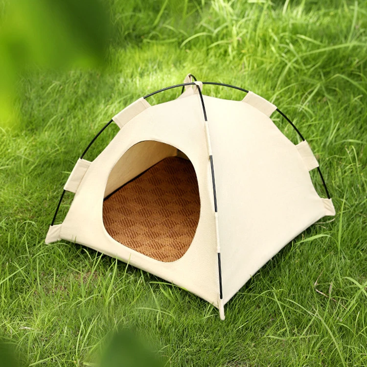 Portable Cat Tent House With Doule Sided Cushion Indoor/outdoor Pet ...