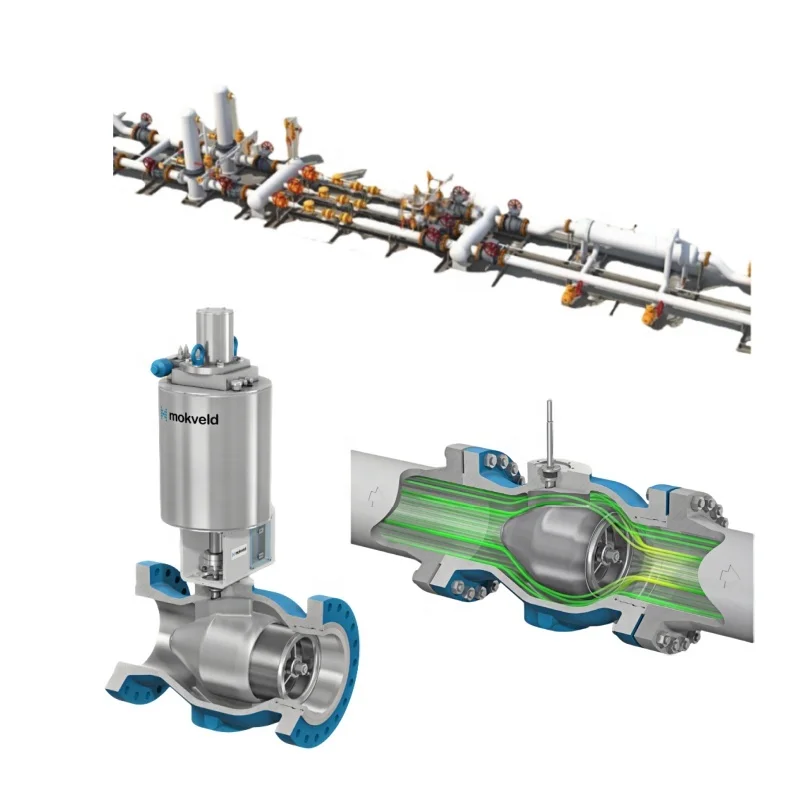 Supplier Mokveld RZD-X Axial On-off Valve Isolating Valve Safety Shutdown Valve For Oil And Gas Production Facilities