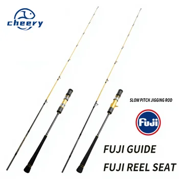 Cheery NEW Jigging Rod Fuji Accessories 30T Carbon Fiber Material Slow Jigging Rod for Deep Sea Fishing – Metal Jig – view 2