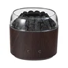 Grain de bois foncé