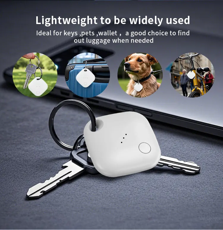 RSH Smart GPS Tracker & Locator Android Tag by Google Find My Device 3-Year Battery Key Finder for Luggage Pets Wallets Bags factory