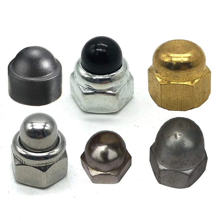 Bolt Nut Protection Cap Hexagon Dome Nylon Bolt Nut Protection Cover M8x14mm Decorative Cap Nuts