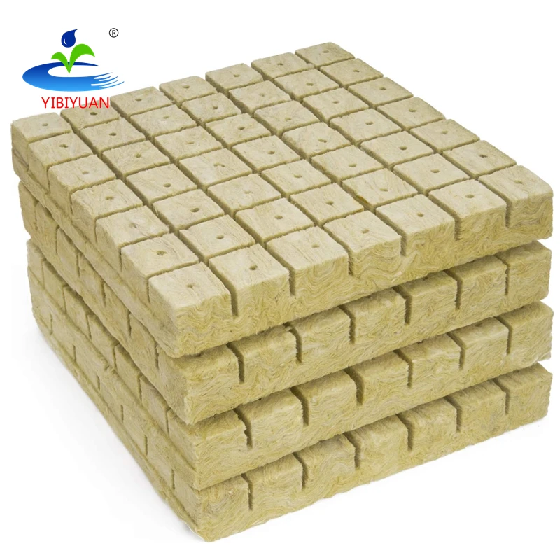 Agriculture Rock Wool Cubes Blocks Seed Germination Planting Rockwool Cubes Hydroponic