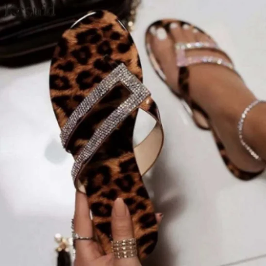 multi coloured leopard print shoes