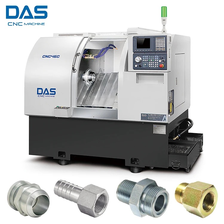 China  Mini Cnc Lathe Machine  for Metal Live Tooling, Small Slant Bed Turning swiss Type Lathe Cnc Machine