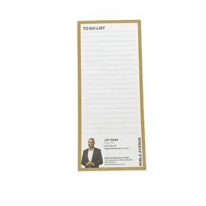 Factory Made Directly Professional Hotel Tear Off Notepads Promotional Gifts To Do List Memo Pad for Real Estate
