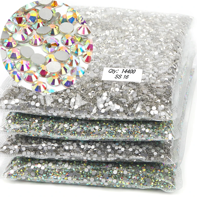 Beadsland Hotfix Rhinestones, 2880pcs Flatback Crystal Rhinestones for  Crafts Clothes DIY Decorations, Topaz, SS8, 2.3-2.5mm