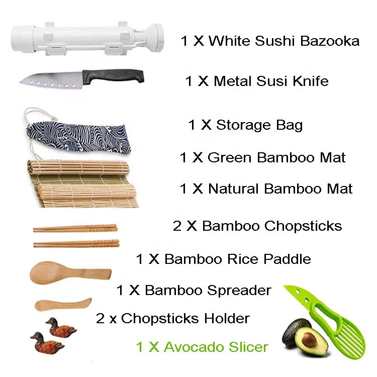 Dropshipping亚马逊热卖轻松操作塑料手动寿司制作工具diy寿司设备套件滚筒寿司套装 Buy Asy操作塑料手动寿司制作工具 Diy寿司 设备成套工具 寿司套餐为初学者