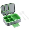 5 Compartment gray boxes