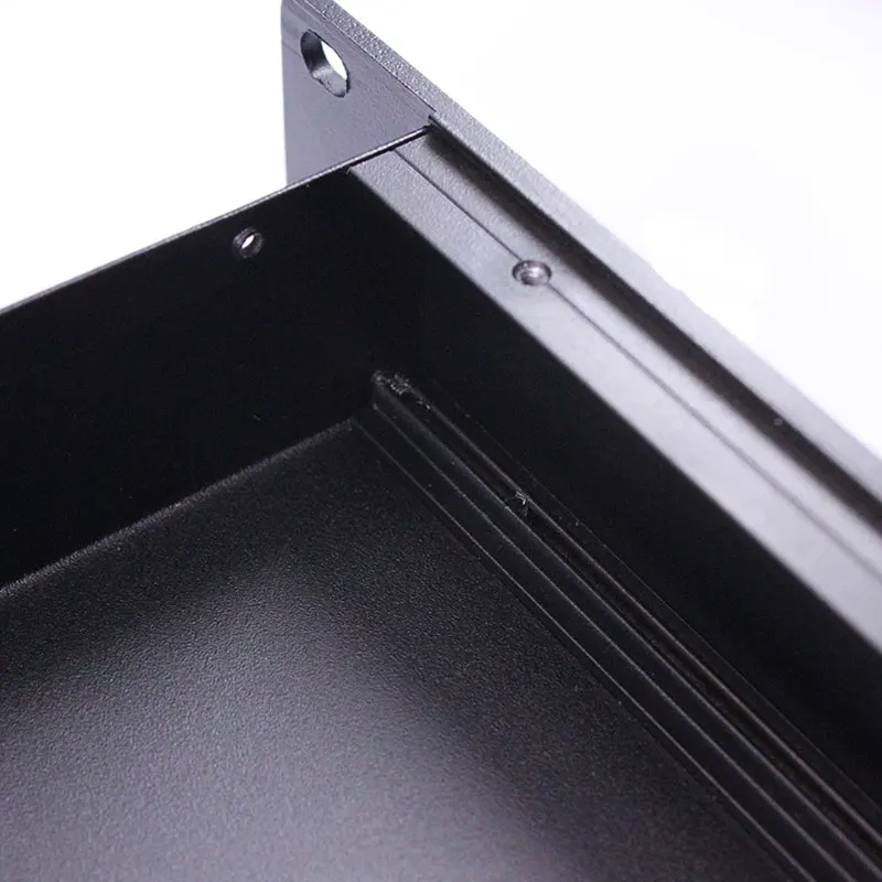 Fabrication 19 Inch Rack Mount Chassis Sheet Metal Box Customized