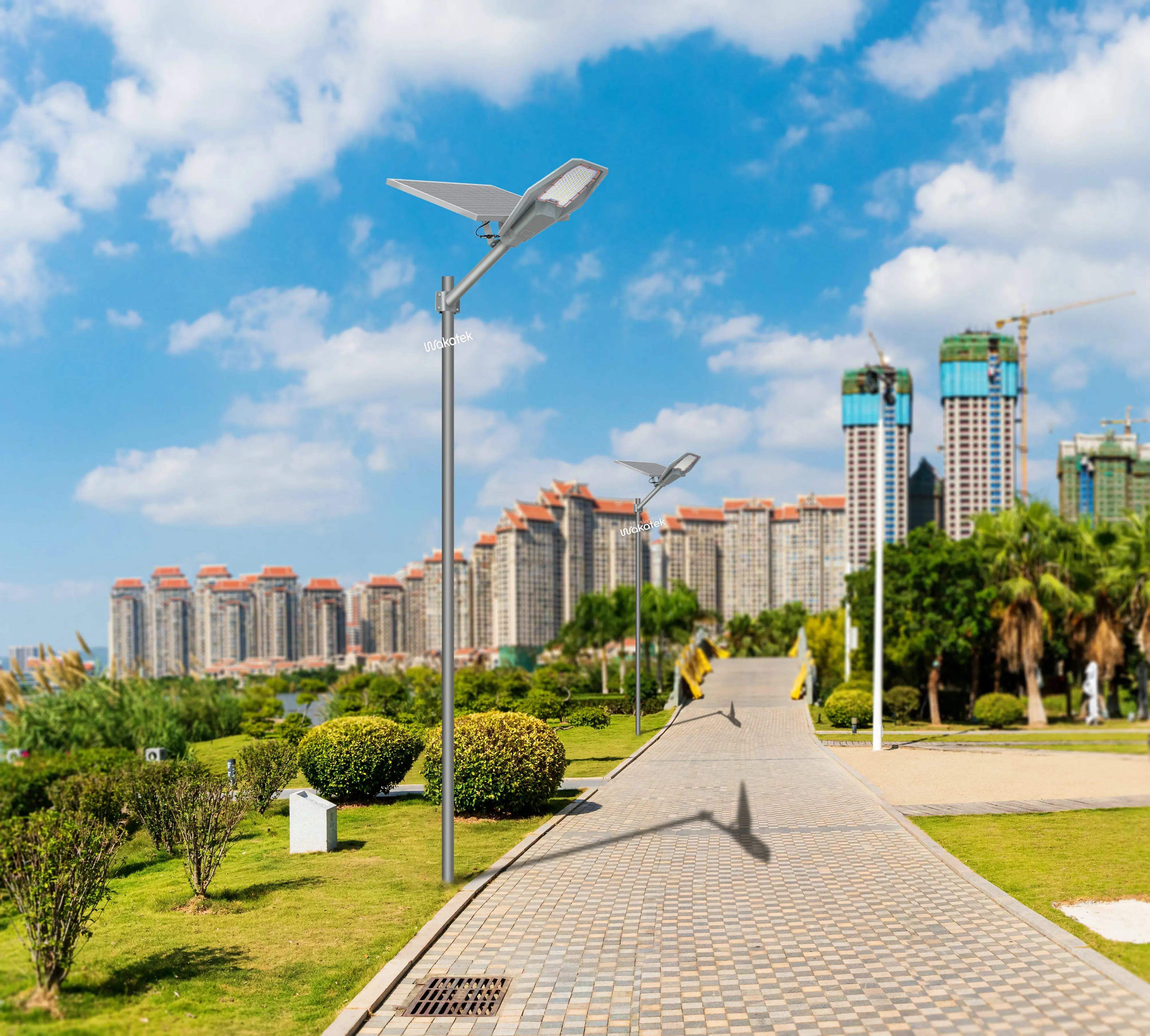 100W 200W 300W Chinese Factory Led Outdoor Lighting Solar Power Light Control