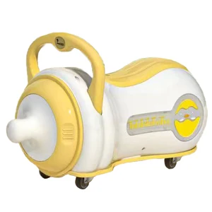 Children's Four-wheel Walker Twist Car Mute Wheel Plastic Selling Children's Pacifier Shape Sliding Ride Mold Kids' Toy Car