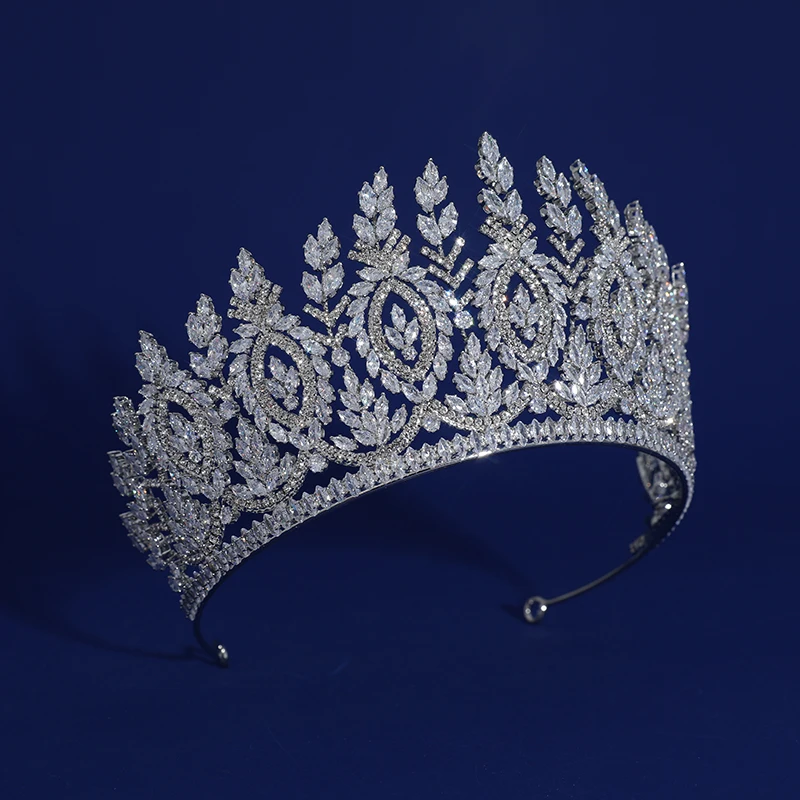 Свадебные тиары для невесты, корона для девочек, роскошные циркониевые короны