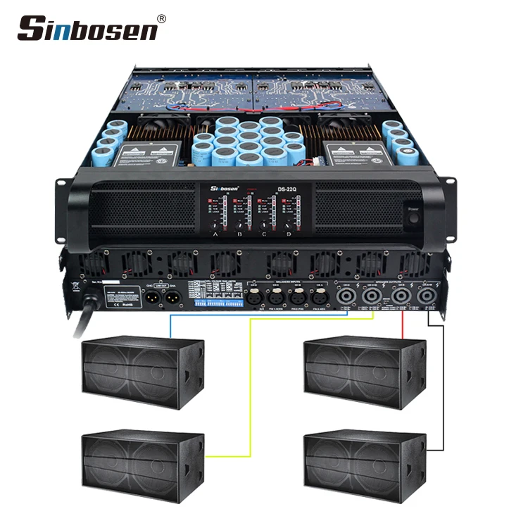 Pro High Subwoofer Audio 2500 Watt 100v Public Address System Circuit Kelas Td Power pa Amplifiers
