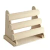 Soporte para pulseras de yute de tres capas colorido