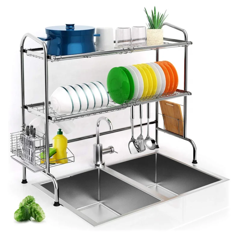 hot sale 2 tier kitchen sink