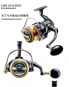 DAIWA SALTIGA Spinning ตกปลา Reel 8000-P 8000-H 10000-P