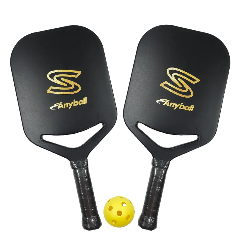 Anyball Lightweight Carbon Fiber Pickleball Paddle USAPA Approved Honeycomb Durable Customizable Training Factory Direct OEM/ODM