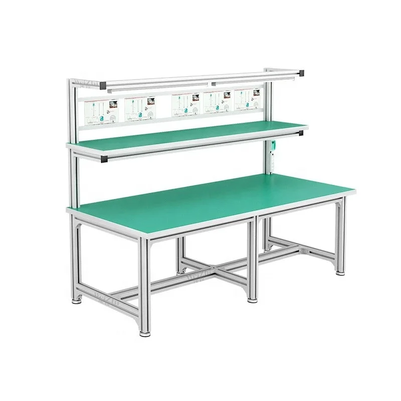Weizhi Factory Direct Sale Assembly Aluminum Workbench Laboratory Work Benches Workshop Workbenches Table