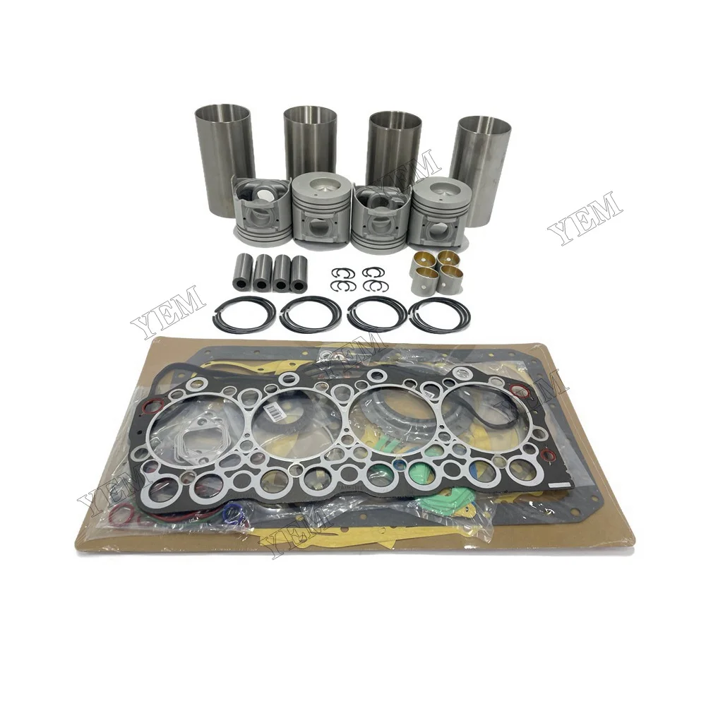 Overhaul Kit With Gasket Set Suitable for Mitsubishi 4D35 Industrial Engine Parts 4