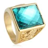Golden light blue stone