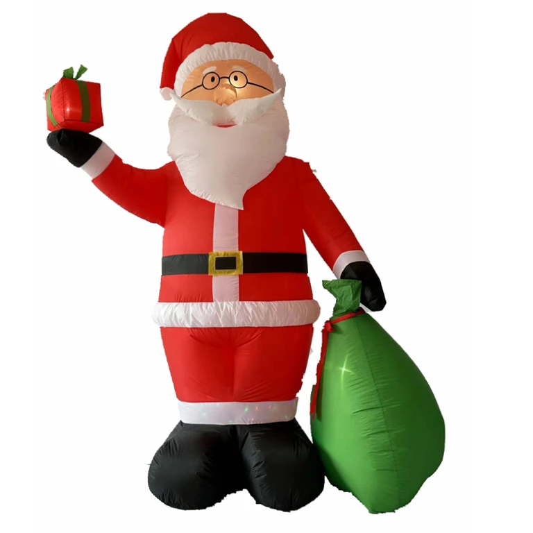 Wholesale 8 Ft Outdoor Christmas Blow Ups Advertising Inflatables Santa