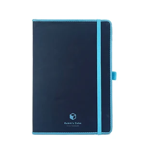 Factory Wholesale  A7 B5 Notebook Hard Cover Pu Leather Notebook A5 Journal Planner with Band