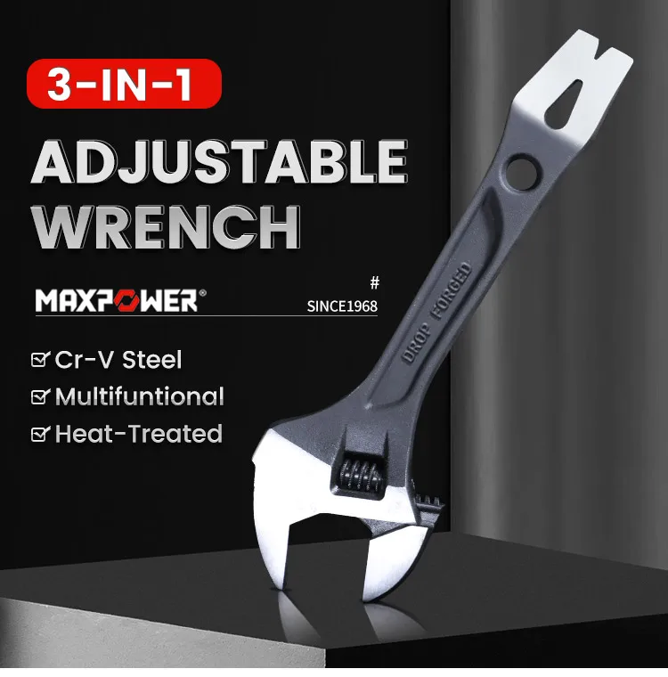 MAXPOWER Stanley Fatmax 12 Demolition 3 in 1 Adjustable Wrench with Nail Pry Bar Alibaba