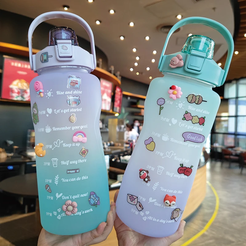 DNkitch Silicone Motivational Water Bottle Boys & Girls for GYM