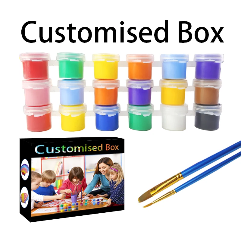 Waterproof Permanent Paint Mini 5ml 8colors Strip Pot Acrylic Paint